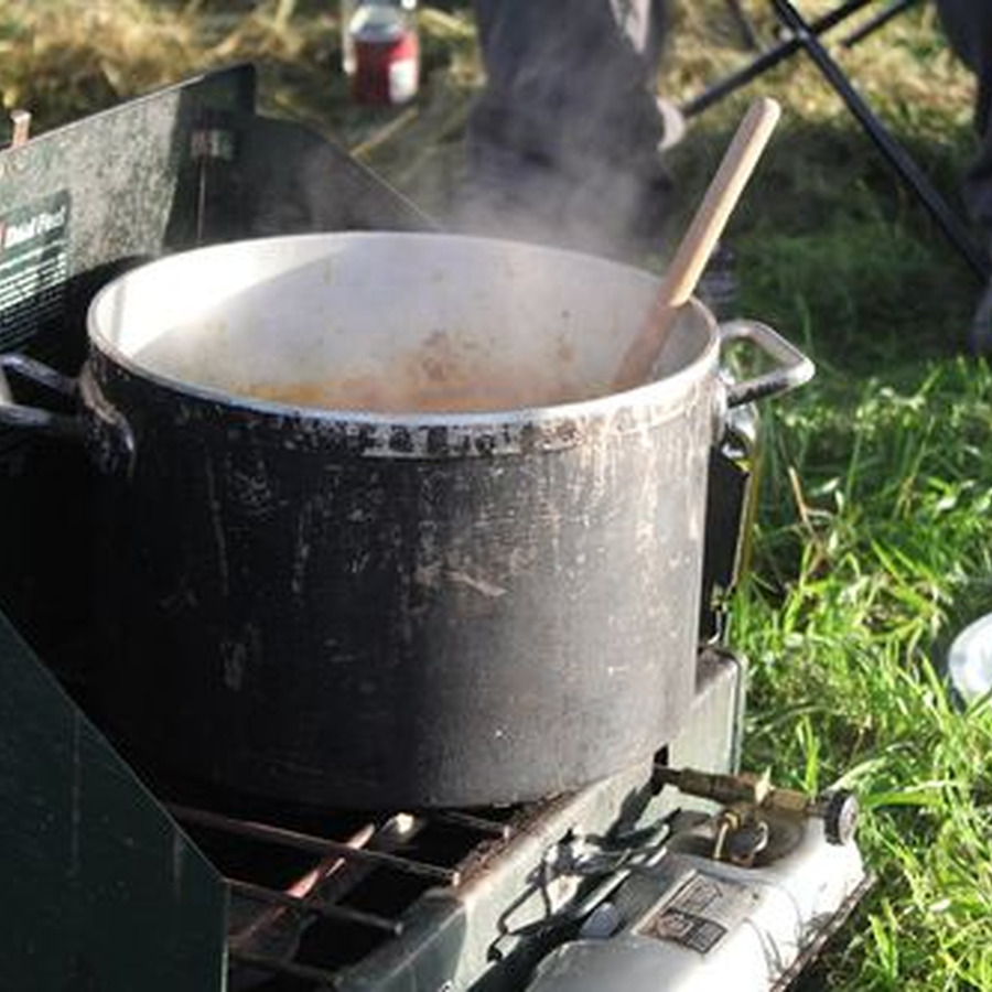 Representative photograph of this type of equipment; not the exact 2-Burner Camping Stove