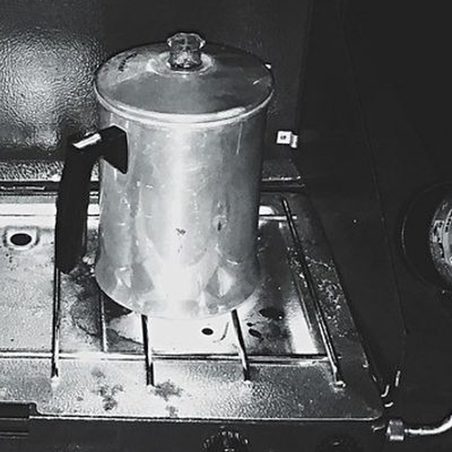 Representative photograph of this type of equipment; not the exact Camping Coffee Percolator