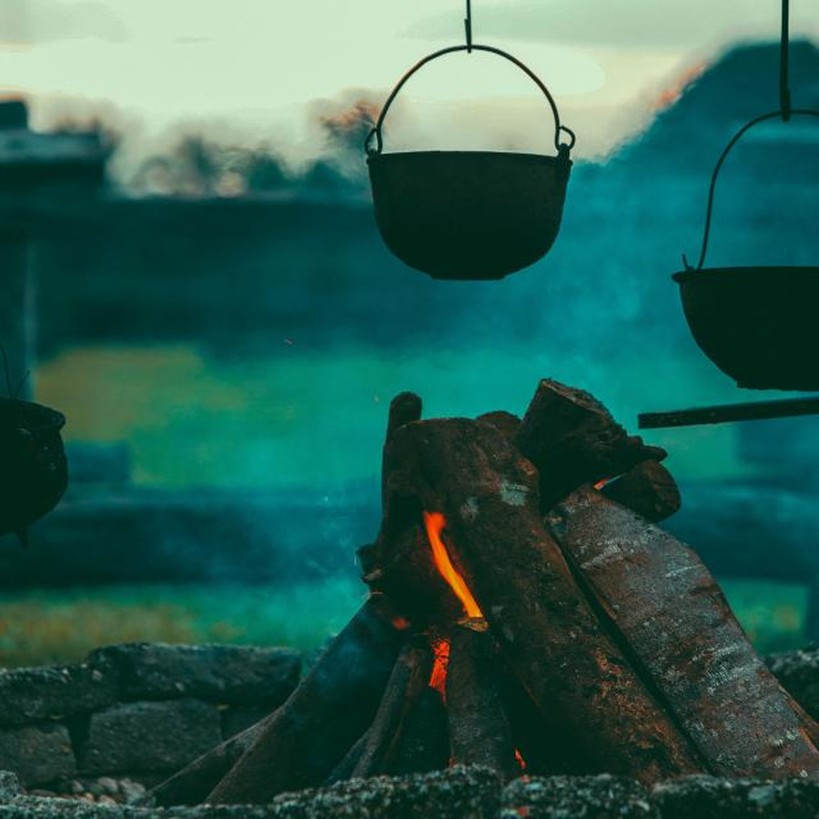Representative photograph of this type of equipment; not the exact Camping Kettle