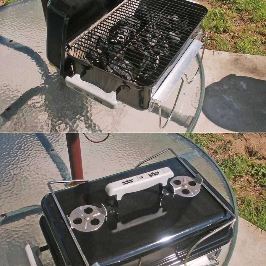 Representative photograph of this type of equipment; not the exact Portable Braai / Grill