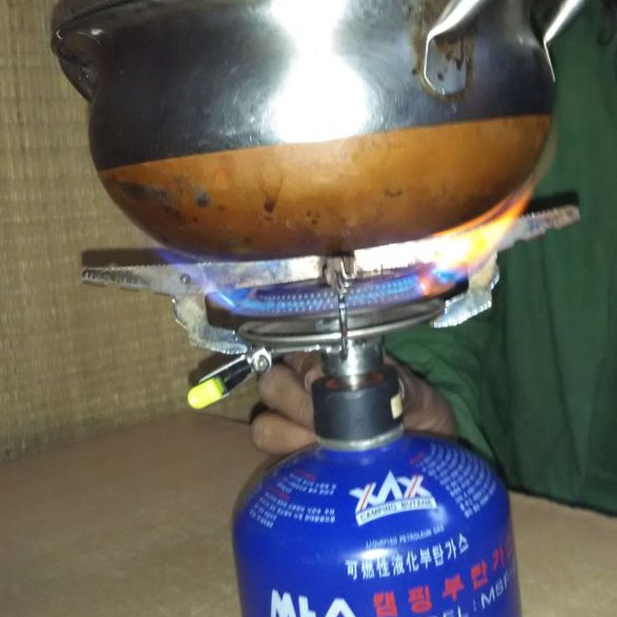 Representative photograph of this type of equipment; not the exact Portable Gas Camping Stove