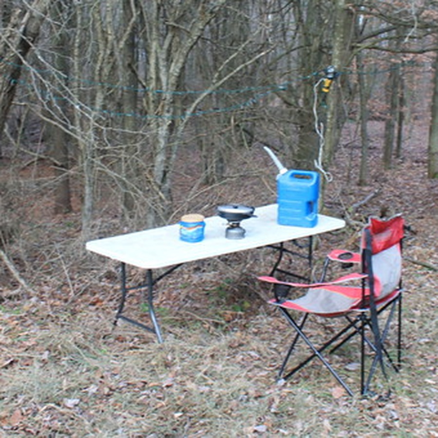 Representative photograph of this type of equipment; not the exact Folding Camping Table