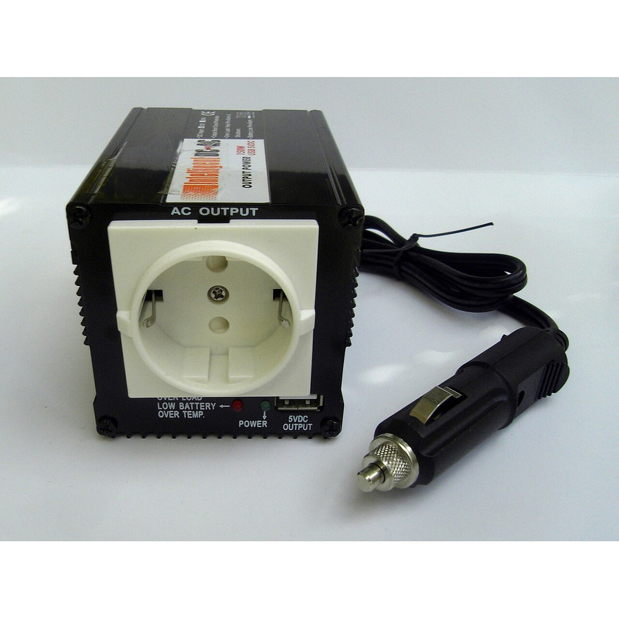 Representative photograph of this type of equipment; not the exact 12V Car Power Inverter