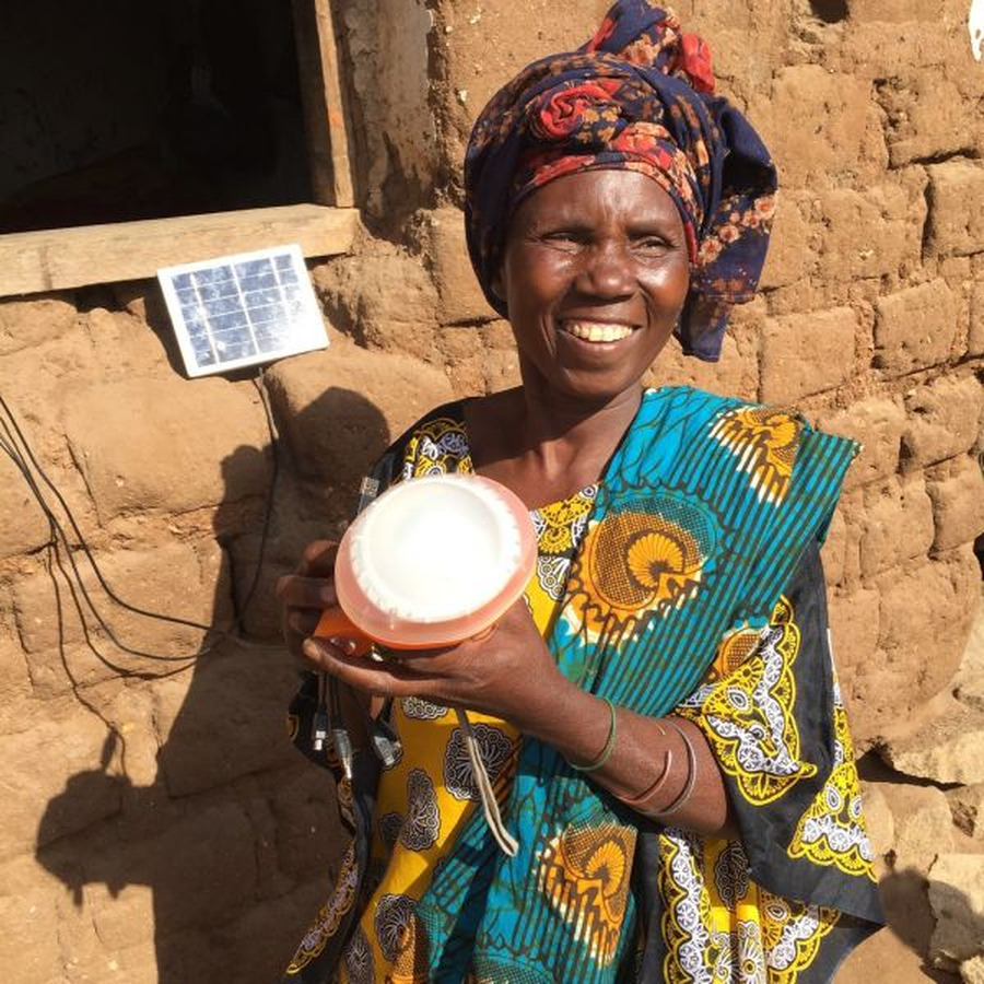 Representative photograph of this type of equipment; not the exact Solar Camping Light Kit